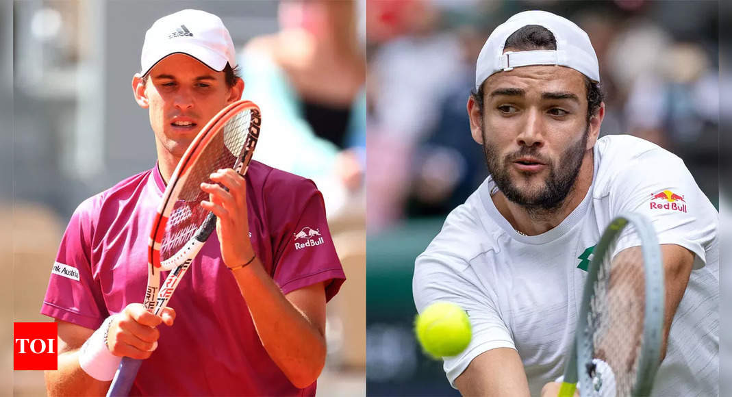 Thiem, Berrettini pull out of Monte Carlo Masters | Tennis News – Times of India