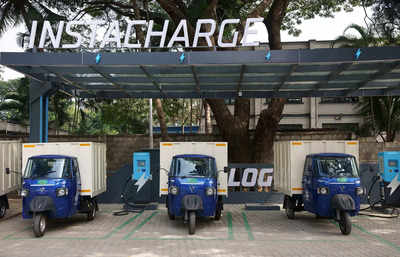 EV charger on wheels: Omega Seiki, Log9 to deploy 10,000 InstaChargable Rapid EVs