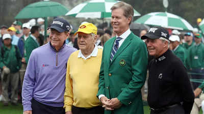 Nicklaus, Player and Watson tee off to open 86th Masters