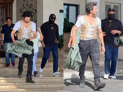 Kartik Aaryan embraces his inner action-hero in THESE leaked pictures from 'Shehzada' sets in Mauritius