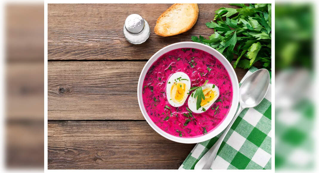 Beetroot Cold Soup Recipe: How to Make Beetroot Cold Soup Recipe | Homemade Beetroot Cold Soup Recip