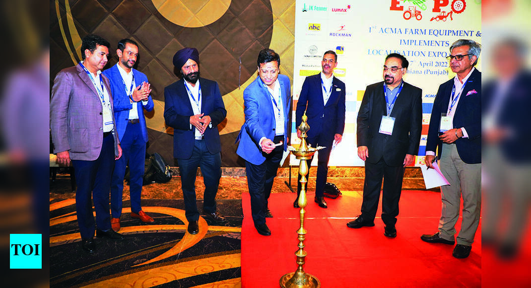 Acma 1st Farm Equipment Expo Held Ludhiana News Times of India