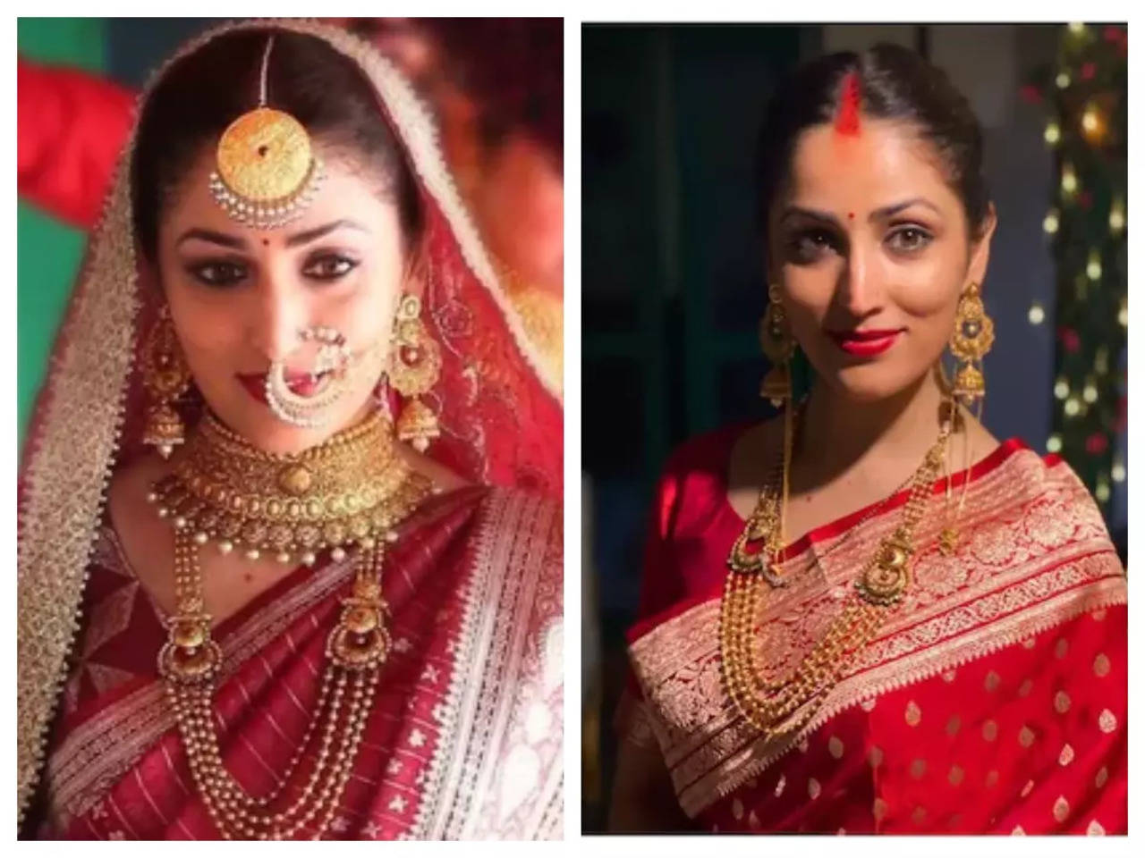 Yami Gautam reveals why she wore her mother's saree at her wedding | Hindi  Movie News - Times of India