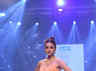 Mahima Makwana stunned the audience in a tangerine dress by Riti Rahul Shah
