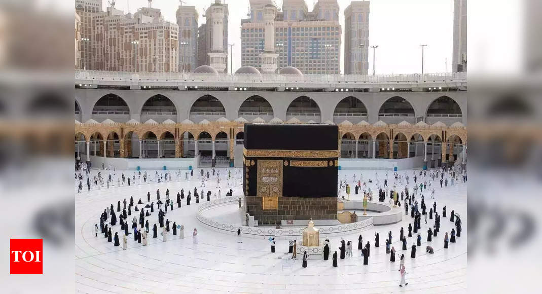 saudi arabia:  Saudi Arabia to allow one million hajj pilgrims this year – Times of India
