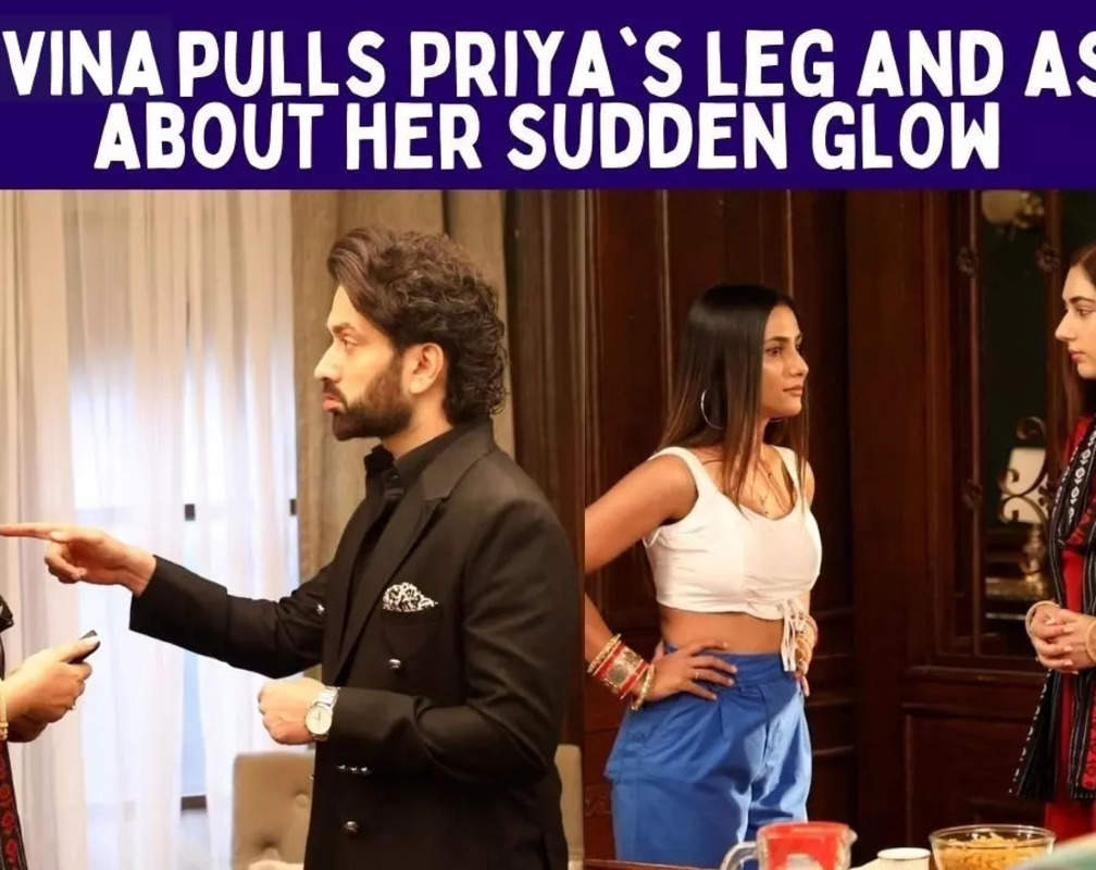 
Bade Achhe Lagte Hain: Shivina quizzes Priya about her sudden glow; she blushes

