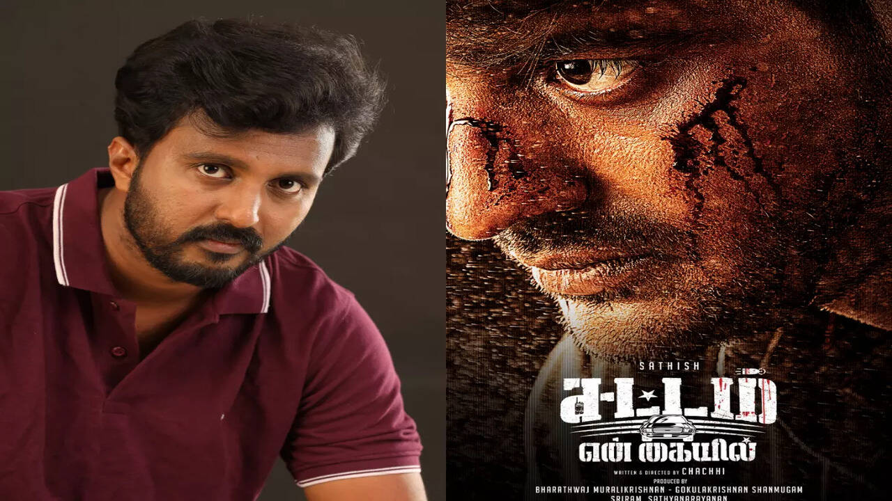 Simbu releases first look of Sathish's new film Sattam En ...