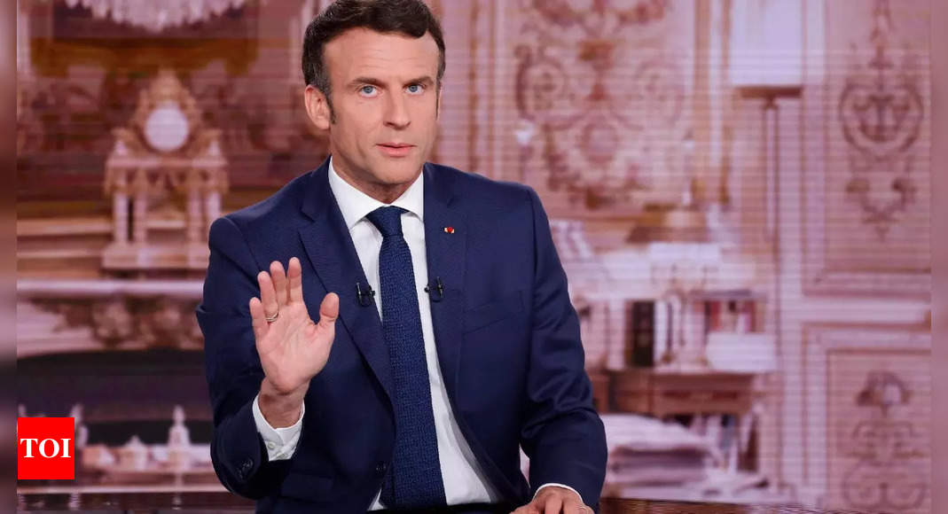 Macron seeks new term in tight French vote – Times of India
