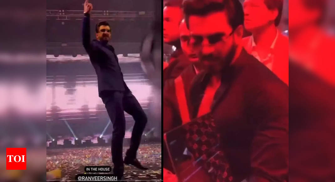 Ranveer Singh steals the show at a wedding in Delhi; guests exclaim, ‘Energy ka Bhandar’ – WATCH – Times of India