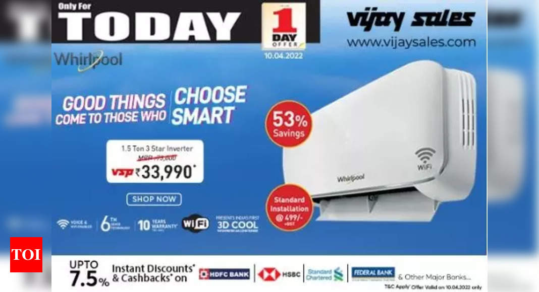 vijay sales split ac 1.5 ton