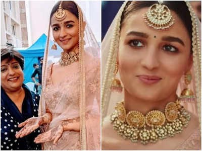 From her first fitting for wedding dress to her haldi hair; Alia Bhatt  shares pictures that