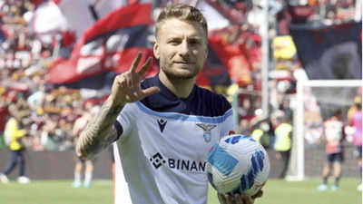 Serie A Red hot Immobile s treble fires Lazio to win at Genoa