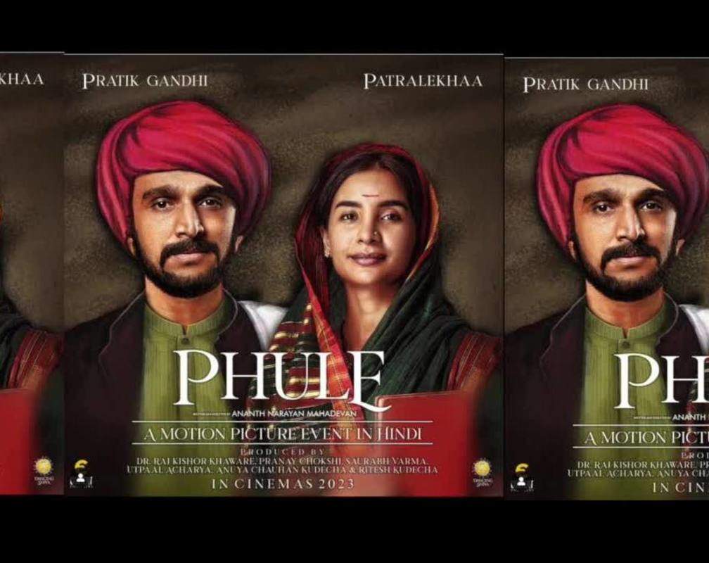 
Pratik Gandhi and Patralekhaa's first look from 'Phule' unveiled
