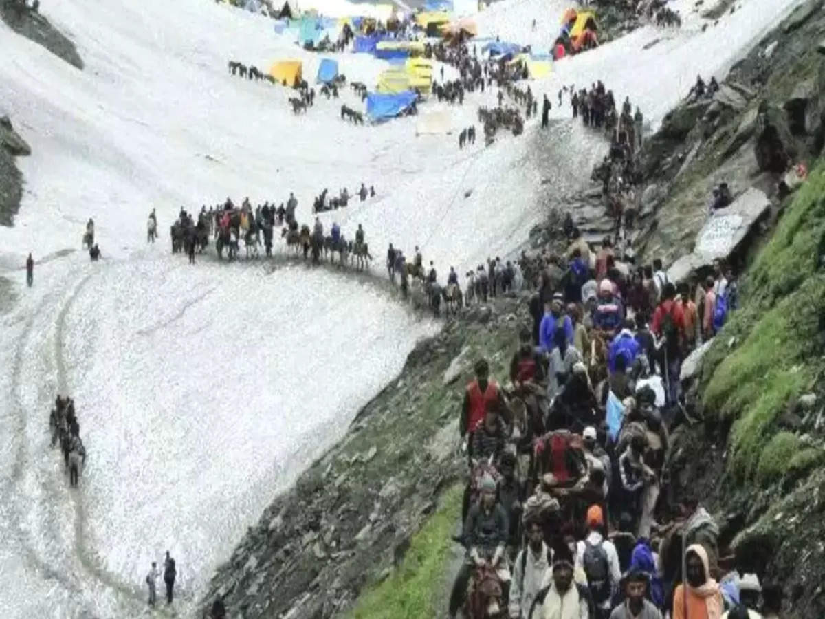 Registration for Amarnath Yatra 2022 begins for 13-75 age group devotees |  India News - Times of India