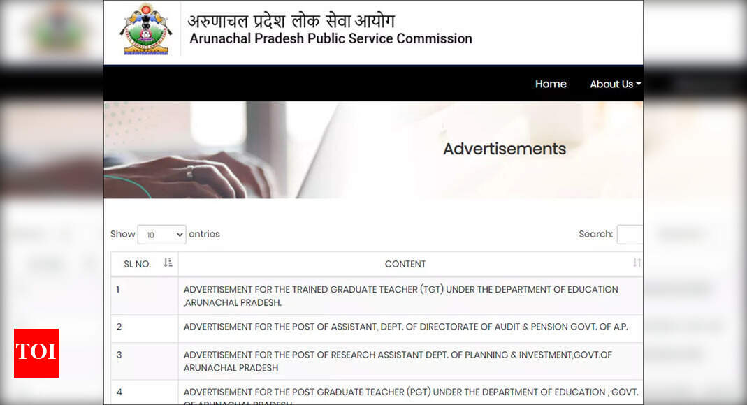 Appsc recruitment 2022 apply online for 259 tgt posts in arunachal
