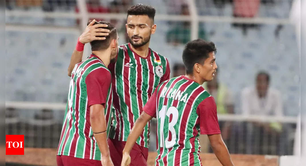 AFC Cup: ATK Mohun Bagan thrash Blue Star 5-0, seal play-off berth for group stage qualification | Football News – Times of India