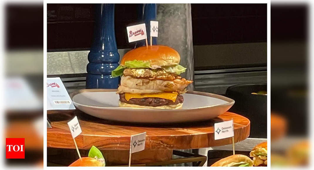 The $151 (World Champions) hamburger in Atlanta 