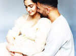 New mushy pictures of mom-to-be Sonam Kapoor with hubby Anand Ahuja are winning the internet