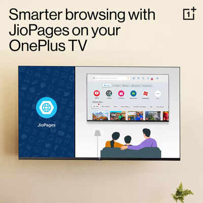 Reliance Jio's browser JioPages comes to OnePlus TVs brings new modes and more