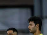 Shivam takes tips from MSD