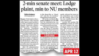 Senate members to lodge plaint against VC with guv, govt, UGC