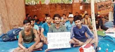41 days on, protesting CAPF job seekers give up food, water