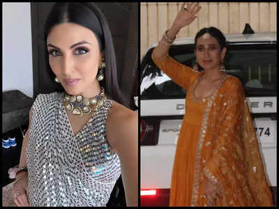 Ranbir Alia Wedding: Kareena Kapoor Khan, Karisma Kapoor stun at mehendi  ceremony | Filmfare.com