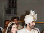 Bride Alia Bhatt shares first pictures with hubby Ranbir Kapoor from their intimate white wedding