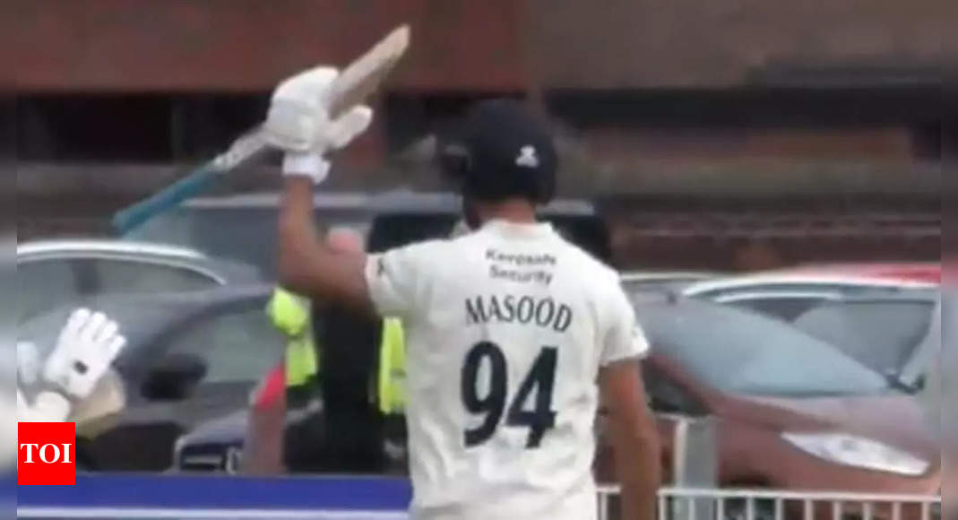 Pakistan’s Shan Masood hits maiden double century in English County Championship | Cricket News – Times of India
