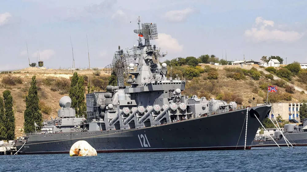 Russia's guided-missile cruiser Moskva sinks in latest setback