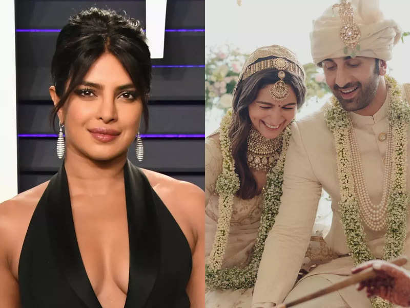 Priyanka Chopra wishes 'a lifetime of love and happiness' to newlywed  Ranbir Kapoor and Alia Bhatt | Hindi Movie News - Times of India