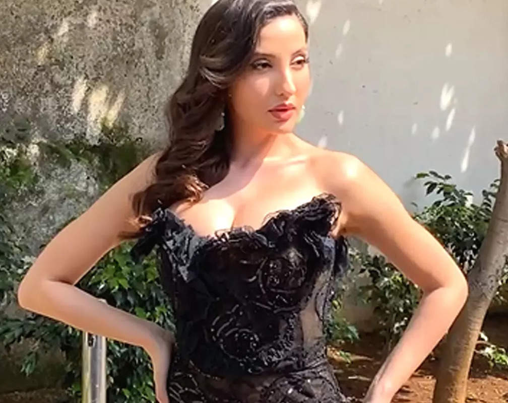 
Nora Fatehi raises temperature as she struts in a bewitching black gown
