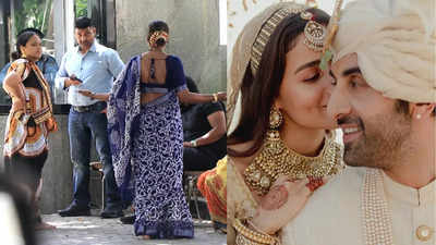 Kinnars gather outside Ranbir Kapoor and Alia Bhatt's house to bless the newlywed couple, demand 3 times more the amount given