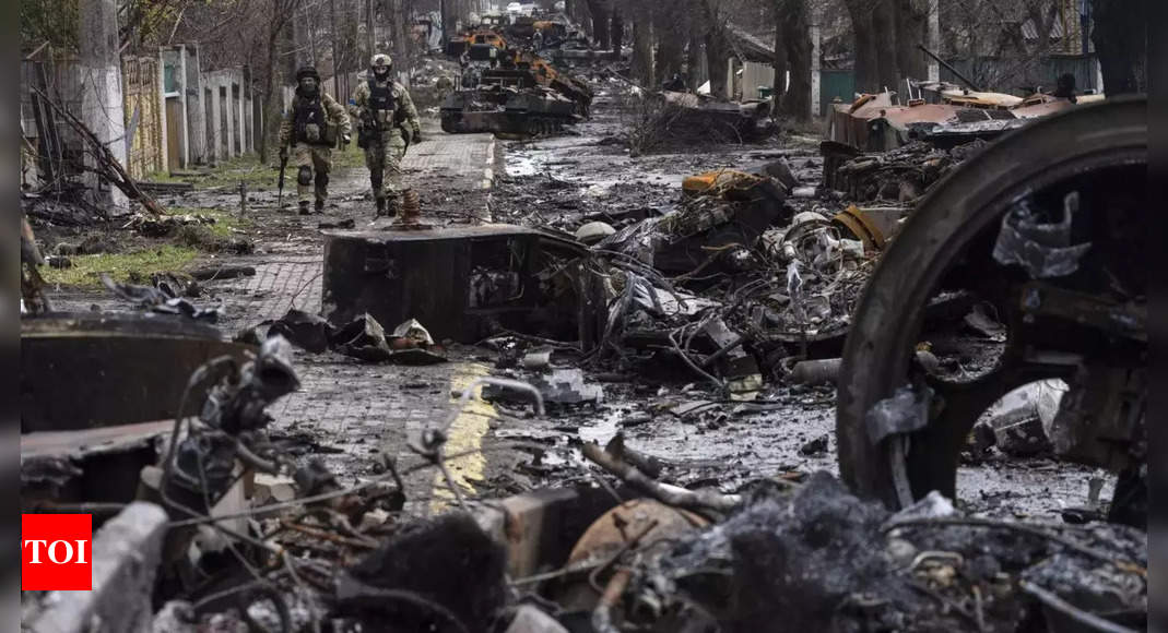 Russians strike 8 Ukrainian cities, hit depot – Times of India