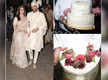 
Photos: Ranbir Kapoor and Alia Bhatt send out the reception cake for the media
