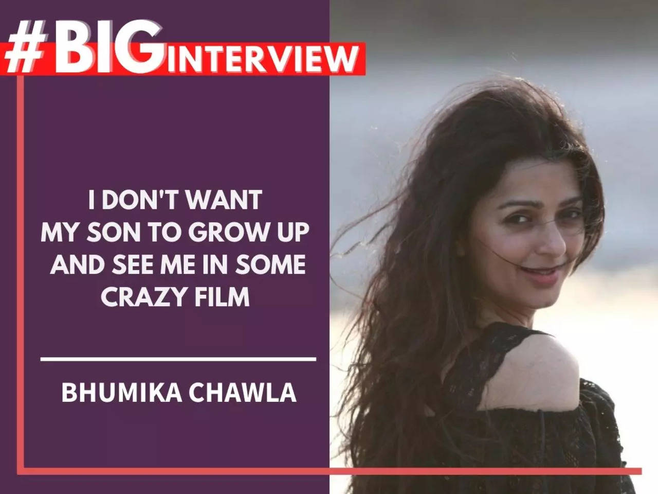 Bhumika Chawla I dont want my son to grow up and see me in some crazy film - #BigInterview Hindi Movie News