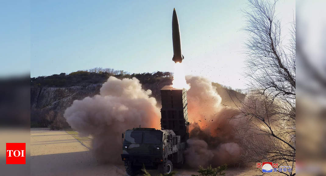 North Korea says it tested new tactical guided weapon – Times of India