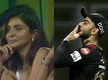 
Anushka Sharma has the sweetest reaction as Virat Kohli blows a kiss during cricket match at Wankhede Stadium
