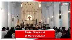 Easter service at St Mark's Church