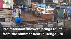Pre-monsoon showers bring relief from the summer heat in Bengaluru