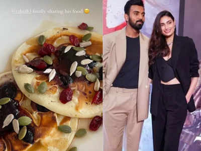 Athiya Shetty gets pampered by KL Rahul as they share breakfast