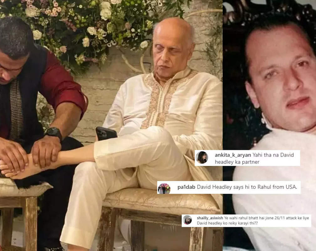 
Alia Bhatt's brother Rahul Bhatt's picture massaging father Mahesh Bhatt's feet goes viral, a netizen says 'Ye wahi hai na jisne 26/11 attack ke liye David Headley ko recce karaya tha'
