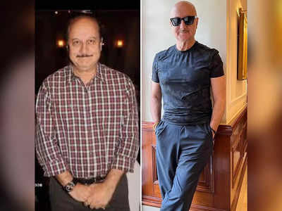 Anupam Kher shares a glimpse of his physical transformation and it is all things inspirational