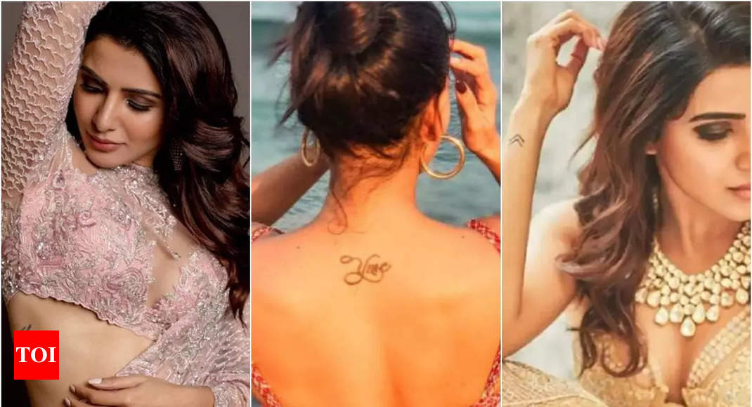Samantha Akkineni to Trisha Krishnan heres a list of South Indian  actresses who are fond of tattoos  PINKVILLA