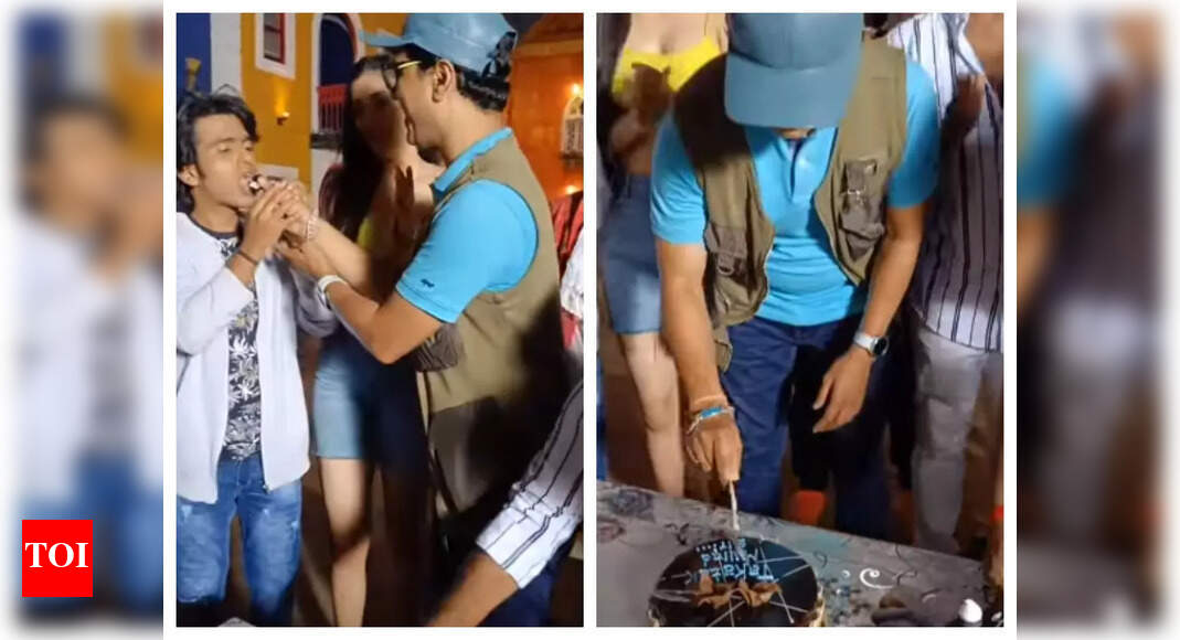 Milind Kavde celebrates his birthday on the sets of 'Takatak 2'- Watch ...