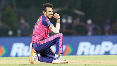 IPL 2022, RR vs KKR: Rajasthan Royals' Yuzvendra Chahal celebrates  hat-trick in signature style | Cricket News - Times of India
