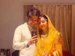 Akshay Kharodia and Divya Punetha's pictures