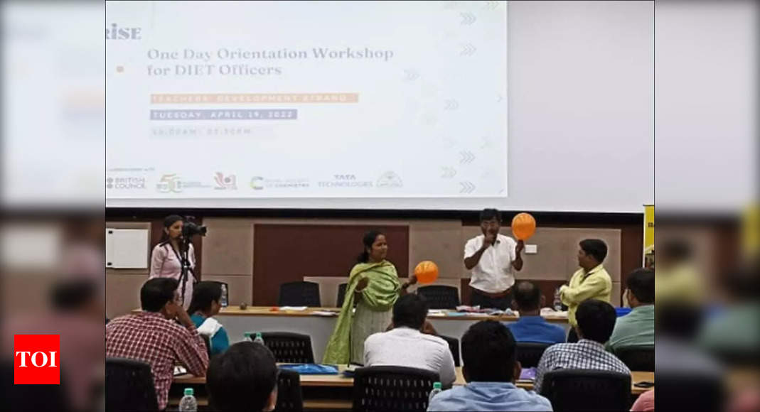 IISER conducts workshop for DIET officers with SCERT – Times of India