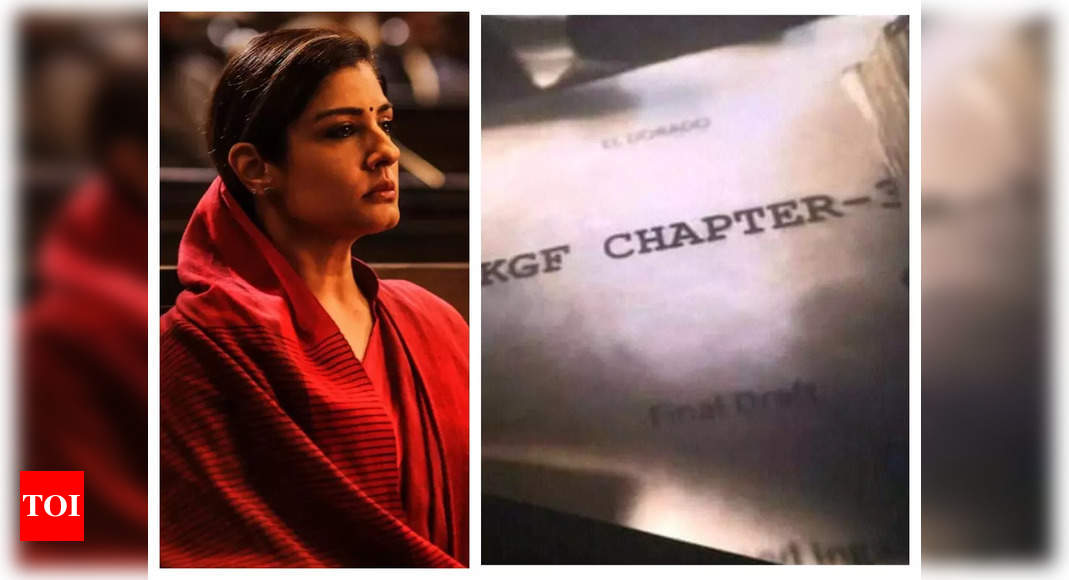 Raveena Tandon shares a video of people throwing coins in a theatre screening ‘KGF: Chapter 2’; actress thanks fans for all the love – Watch – Times of India