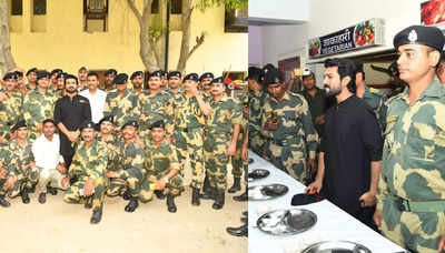 'RRR' actor Ram Charan gets his chef to cook for BSF jawans in Amritsar